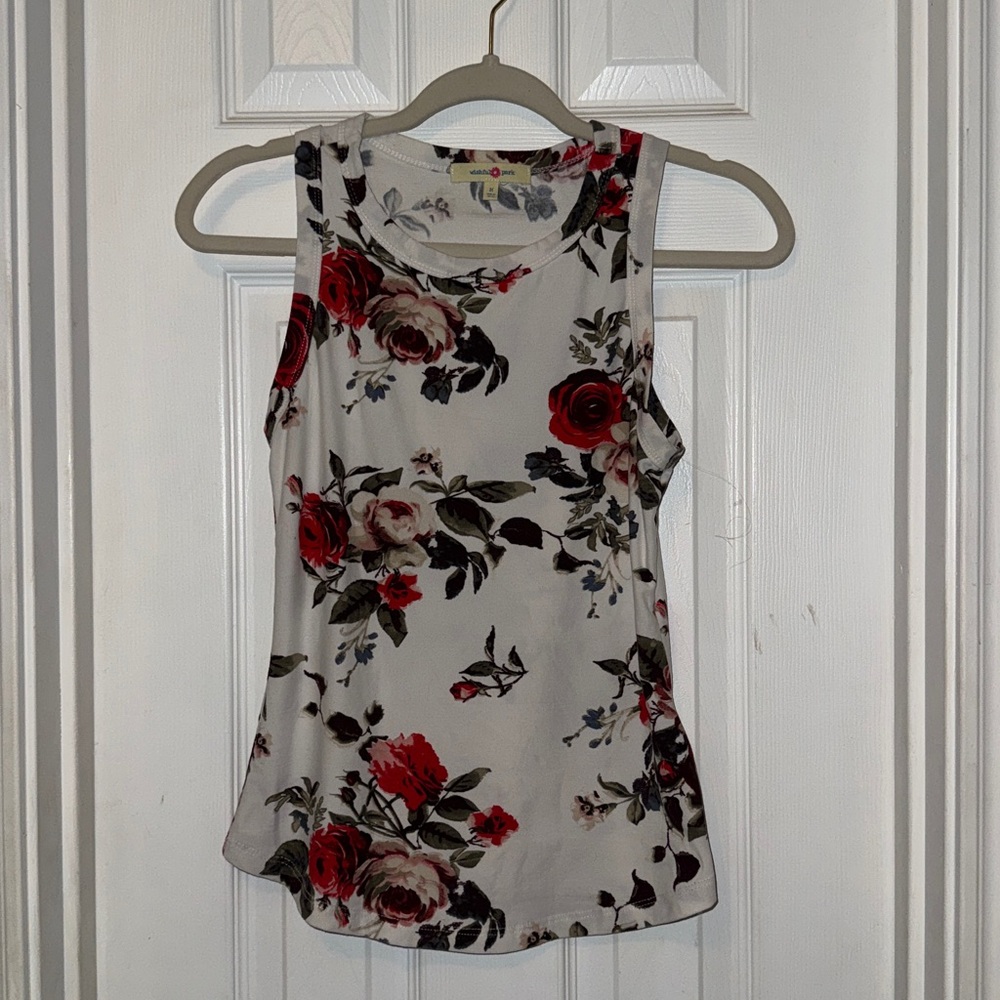 Floral Sleeveless Top